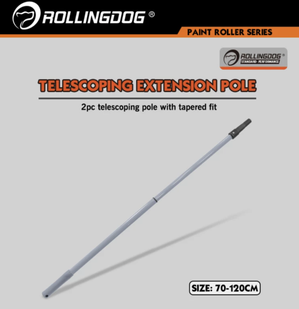 ТЕЛЕСКОПИЧЕН УДЪЛЖИТЕЛ ROLLINGDOG 70-120 СМ КОНУС МЕТАЛНО ПОКРИТИЕ СЕРИЯ STANDARD - Image 4