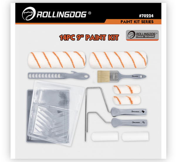 КОМПЛЕКТ ЗА БОЯДИСВАНЕ ROLLINGDOG (14 ЕЛЕМЕНТА) СЕРИЯ STANDARD - Image 2