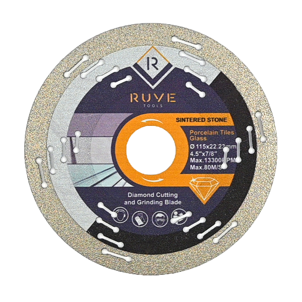 Диамантен диск Ruve Holes 115мм за фино рязане и шлайфане