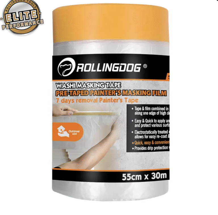 Покривно тиксо с найлон RollingDog Washi-shield 8 микрона 280см х 15м